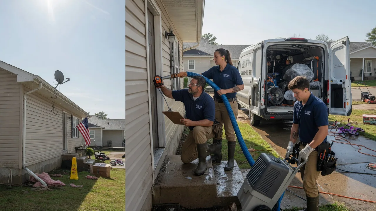 Ceiling Water Damage Restoration in Willisville, IL near me